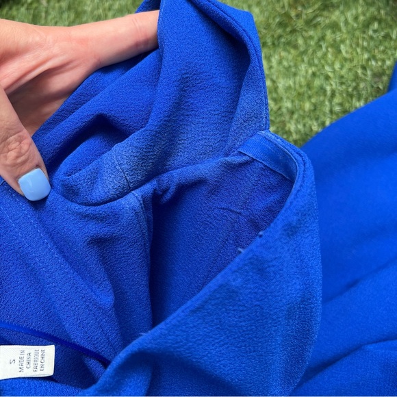 Dress The Population Electric Blue Cocktail Sheath Dress Sz Small - Picture 7 of 8